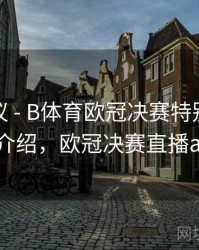 优化建议 - B体育欧冠决赛特别直播频道介绍，欧冠决赛直播app