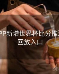 B体育APP新增世界杯比分推送频道 - 回放入口