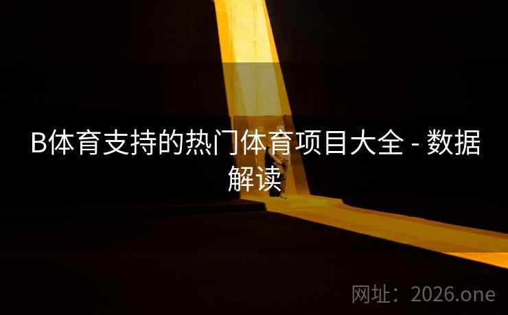 B体育支持的热门体育项目大全 - 数据解读