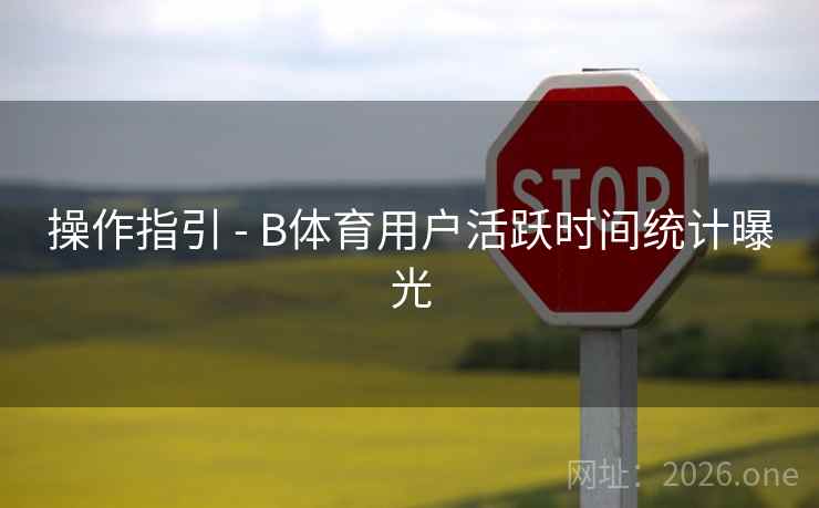 操作指引 - B体育用户活跃时间统计曝光