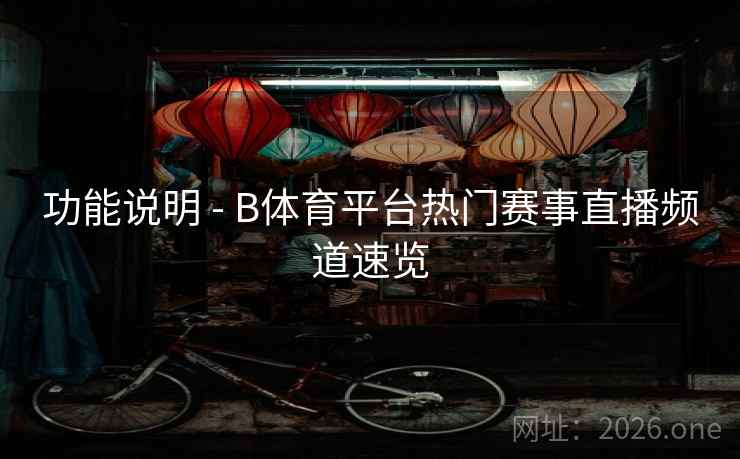 功能说明 - B体育平台热门赛事直播频道速览