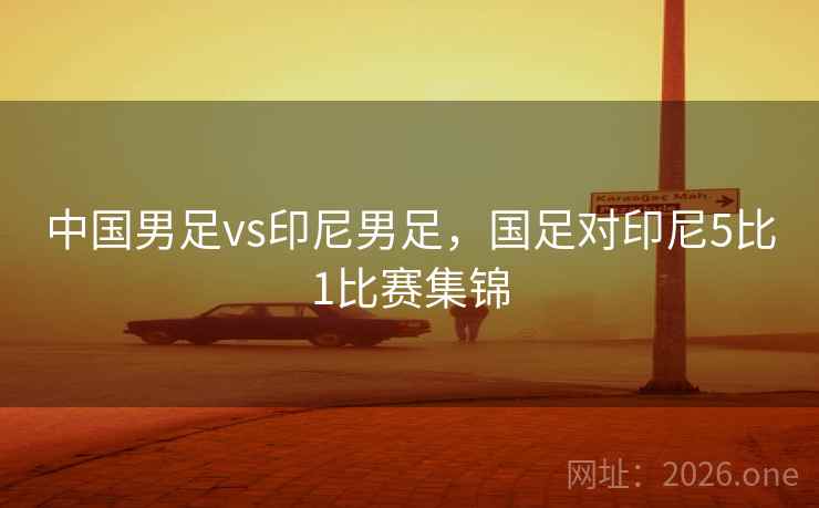 中国男足vs印尼男足，国足对印尼5比1比赛集锦