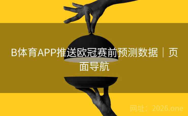 B体育APP推送欧冠赛前预测数据｜页面导航