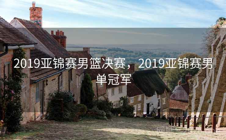 2019亚锦赛男篮决赛，2019亚锦赛男单冠军