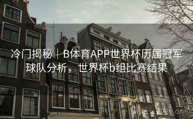 冷门揭秘｜B体育APP世界杯历届冠军球队分析，世界杯b组比赛结果