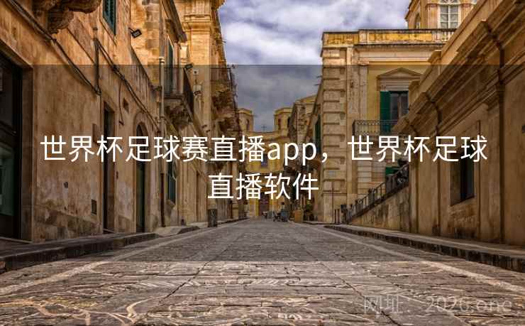 世界杯足球赛直播app，世界杯足球直播软件