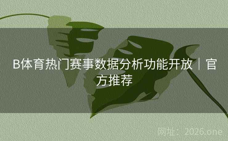 B体育热门赛事数据分析功能开放｜官方推荐